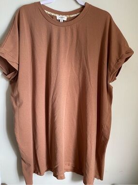 Umgee Casual Oversized T-Shirt Dress